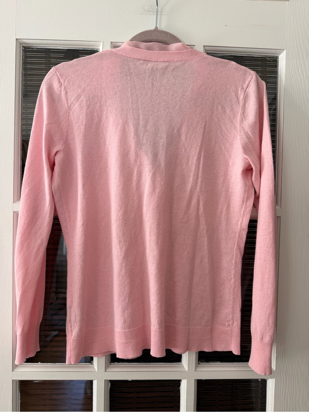 Lauren‎ Ralph Lauren Women’s L Pink Lightweight Cardigan Sweater | SKU 0413 - Picture 2 of 6